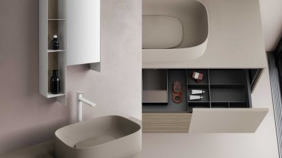 Mobili da Bagno con Maniglia a Gola